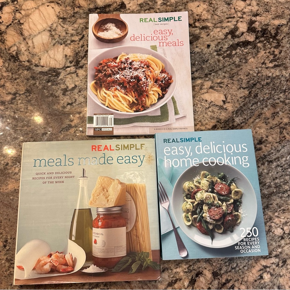 Real Simple Cookbooks: Bundle of 3